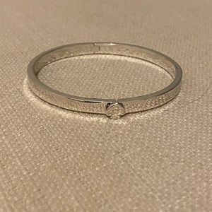 Kate Spade Silver Logo Bangle